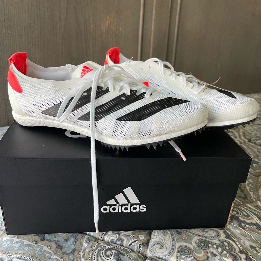 Adidas Adizero Avanti Sprint Spike Running Track Field Shoe FZ2480 Sz 8 New
